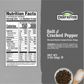 Salt & Cracked Pepper Kettle Cooked Potato Chips