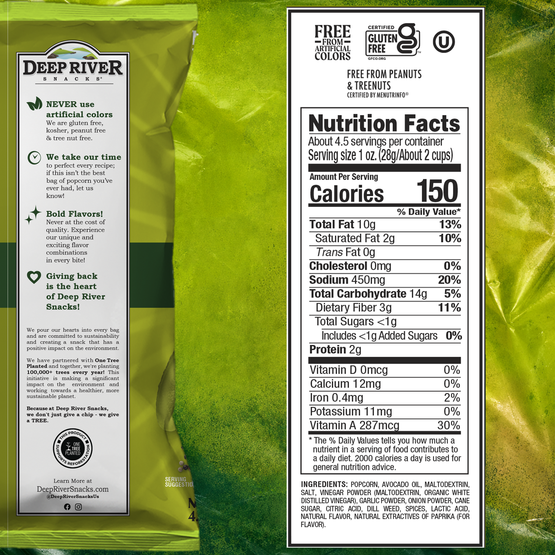 Deep River Popcorn New York Spicy Dill Pickle – Made With Avocado Oil