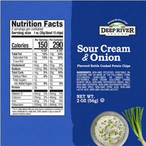 Sour Cream and Onion Kettle Cooked Potato Chips