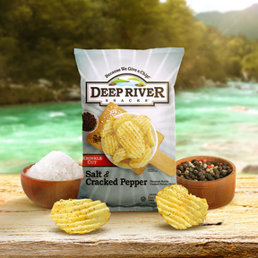 Salt & Cracked Pepper Kettle Cooked Potato Chips