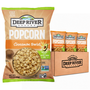 Deep River Popcorn Cinnamon Swirl – Made With Avocado Oil