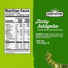 Zesty Jalapeno Kettle Cooked Potato Chips