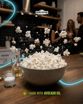Deep River Popcorn Sea Salt & Vinegar  – Made With Avocado Oil