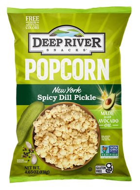 Deep River Popcorn New York Spicy Dill Pickle – Made With Avocado Oil